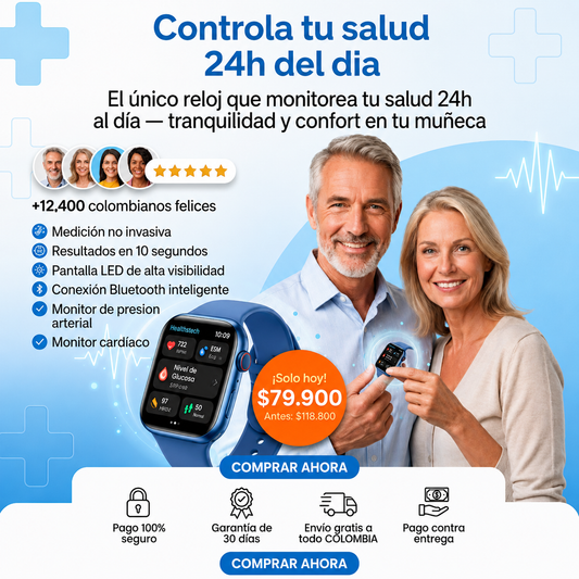 Smartwatch Pro Salud Solo hoy con 60% de descuento