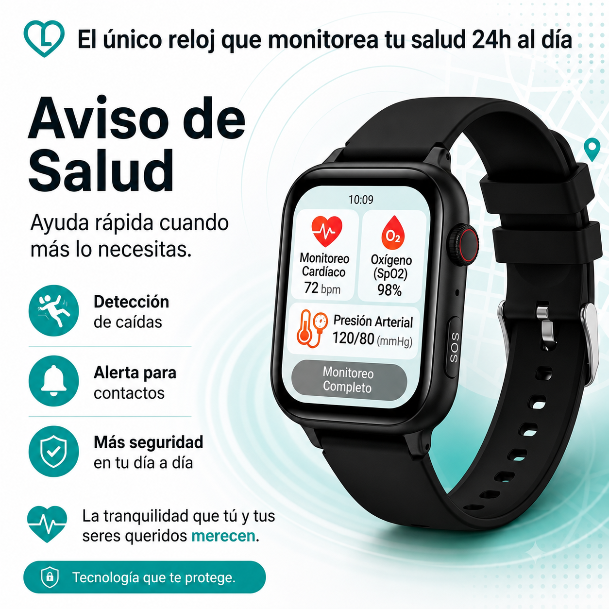 Smartwatch Pro Salud Solo hoy con 60% de descuento